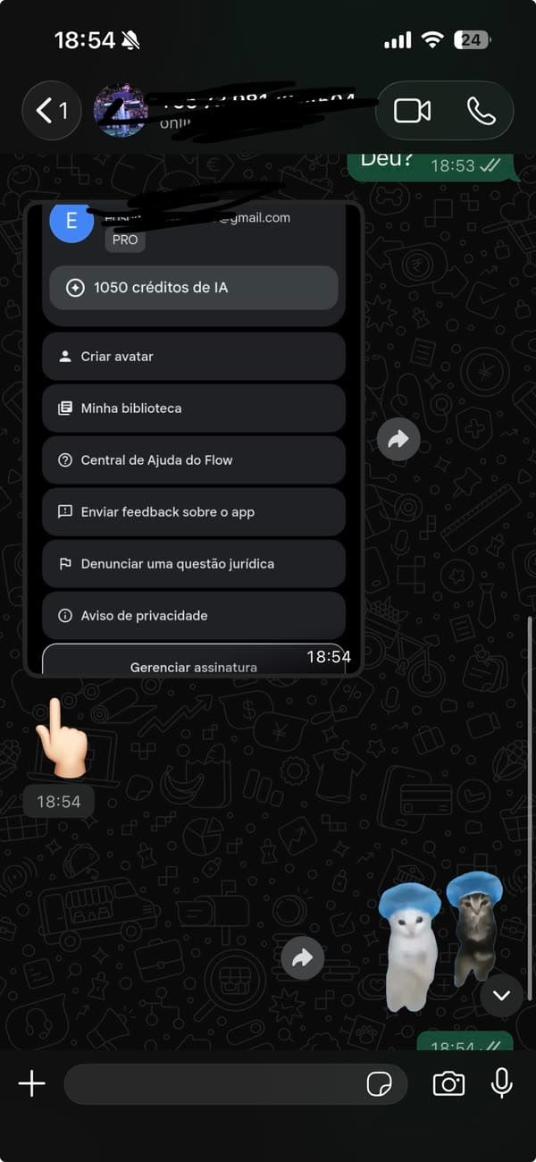 Depoimento 15: cliente mostrando a ativação concluída do Google AI Pro